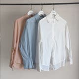 シャツカーディガン フロントリボン刺しゅう 透け感 | shoppinggo | 詳細画像2 
