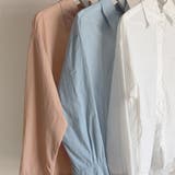 シャツカーディガン フロントリボン刺しゅう 透け感 | shoppinggo | 詳細画像4 