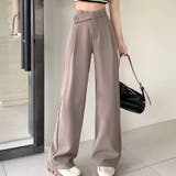 ベージュ | テーパードパンツ細型 リラックスパンツ カジュアルパンツ | shoppinggo