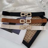 ゴムベルト バックル付レディース 幅広 | shoppinggo | 詳細画像3 