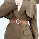 キャメル | ゴムベルト ハートモチーフ バックル付レディース | shoppinggo