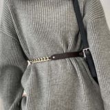 ブラウン | ベルト スナップボタン レディース | shoppinggo