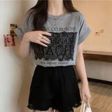 ロゴTシャツ 半袖 ゆったり | shoppinggo | 詳細画像16 