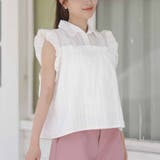 刺繍襟付きブラウス ノースリーブ シャツ | shoppinggo | 詳細画像29