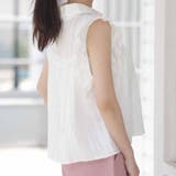 刺繍襟付きブラウス ノースリーブ シャツ | shoppinggo | 詳細画像34