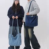 デニムバッグ A4サイズ対応 大きめ | shoppinggo | 詳細画像3