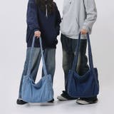 デニムバッグ A4サイズ対応 大きめ | shoppinggo | 詳細画像5