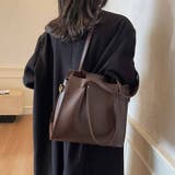 ブラウン | トートバッグ ショルダーバッグ 肩掛け | shoppinggo