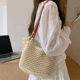 ベージュ | 編みバッグ レディース バッグ | shoppinggo