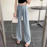 タックワイドパンツ スラックス リラックスパンツ | shoppinggo | 詳細画像5