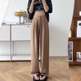 タックワイドパンツ スラックス リラックスパンツ | shoppinggo | 詳細画像14