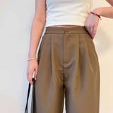 タックワイドパンツ スラックス リラックスパンツ | shoppinggo | 詳細画像26