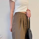 タックワイドパンツ スラックス リラックスパンツ | shoppinggo | 詳細画像27
