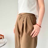 タックワイドパンツ スラックス リラックスパンツ | shoppinggo | 詳細画像28