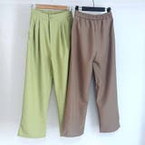 タックワイドパンツ スラックス リラックスパンツ | shoppinggo | 詳細画像36