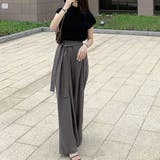 ワイドパンツ タックワイドパンツ スラックス | shoppinggo | 詳細画像15