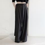ブラック | ワイドパンツ タックワイドパンツ スラックス | shoppinggo