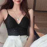 総レースキャミソール カップ付 キャミ | shoppinggo | 詳細画像13 