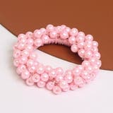 ピンク | ヘアゴム パール バブル | shoppinggo