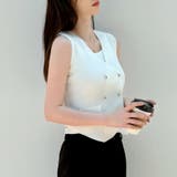ニットベスト レディース ベスト | shoppinggo | 詳細画像9