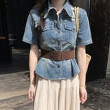 半袖デニムシャツジャケット 半袖 Tシャツ | shoppinggo | 詳細画像7