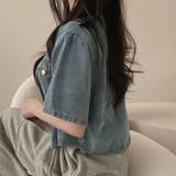 半袖デニムシャツジャケット 半袖 Tシャツ | shoppinggo | 詳細画像11