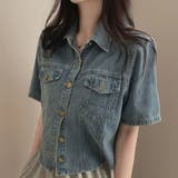 半袖デニムシャツジャケット 半袖 Tシャツ | shoppinggo | 詳細画像13