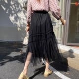 【NANA&NANAコラボ】チュールスカート リボンモチーフ フレアスカート | shoppinggo | 詳細画像15