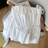 白い花柄刺繡スカート レース スカート | shoppinggo | 詳細画像18