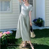 ロングワンピース 半袖 切り替えワンピース | shoppinggo | 詳細画像9