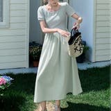 ロングワンピース 半袖 切り替えワンピース | shoppinggo | 詳細画像10