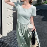 ロングワンピース 半袖 切り替えワンピース | shoppinggo | 詳細画像15