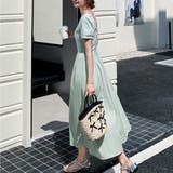 ロングワンピース 半袖 切り替えワンピース | shoppinggo | 詳細画像16
