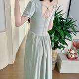 ロングワンピース 半袖 切り替えワンピース | shoppinggo | 詳細画像18