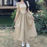 ロングワンピース 半袖 切り替えワンピース | shoppinggo | 詳細画像21