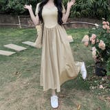 ロングワンピース 半袖 切り替えワンピース | shoppinggo | 詳細画像23