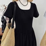 ロングワンピース 半袖 切り替えワンピース | shoppinggo | 詳細画像30