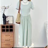 ロングワンピース 半袖 切り替えワンピース | shoppinggo | 詳細画像33