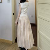 フレアスカート マットサテン ロングスカート揺れる | shoppinggo | 詳細画像8 