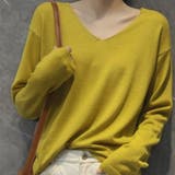 イエロー | ニットソー 春物 長袖 | shoppinggo