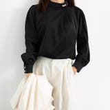 パール付きキーネック トップス シャツブラウス | shoppinggo | 詳細画像9