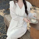 ワンピース 長袖 Vネック | shoppinggo | 詳細画像4 