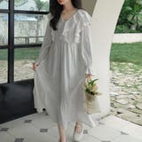 ワンピース 長袖 Vネック | shoppinggo | 詳細画像6 