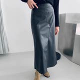 レザースカート レディース PUスカート | shoppinggo | 詳細画像3 