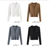 ニットソー Vネック ショート丈 | shoppinggo | 詳細画像2