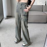 フレアパンツ デニムパンツ レディース | shoppinggo | 詳細画像2 