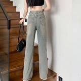 フレアパンツ デニムパンツ レディース | shoppinggo | 詳細画像9 