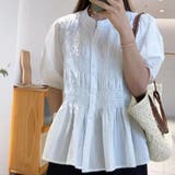 ホワイト | ブラウス シャツ レディース | shoppinggo