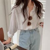 白シャツ レディース トップス | shoppinggo | 詳細画像2 