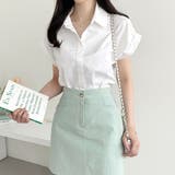 vネックブラウス シャツ オフィス | shoppinggo | 詳細画像3